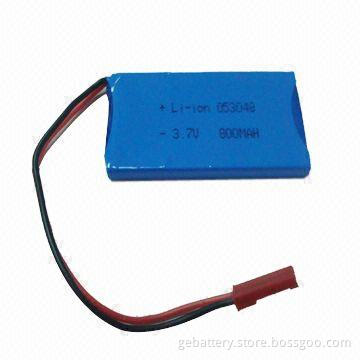 Li-polymer Battery Pack with 3.7V Voltage and 800mAh Capacity